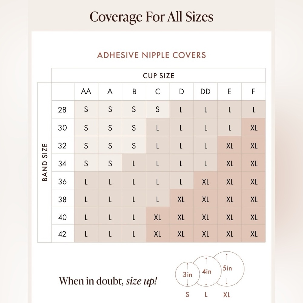Adhesive Nipple Covers - Tan - Picture 8 of 14